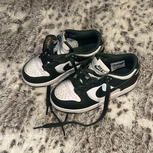 Nike Dark Green and White Sneakers